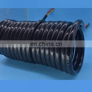 Trailer Spiral Cable Cnc Spiral Cable High Elasticity Coiled Cable thumbnail-3