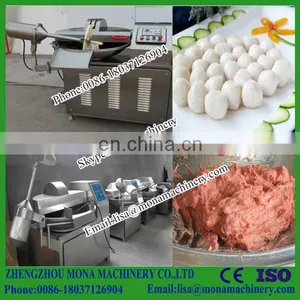 High Quality 304 Stainless Steel Vacuum Meat Bowl Cutter Approved by ce Product Line thumbnail-2
