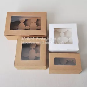 Kraft Paper Box Window for Food Packaging thumbnail-1