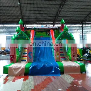 Outdoor Animated Cartoon Theme Buy Inflatable Slide With Tree House thumbnail-2