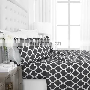 China Manufacturer Custom Home Goods Patchwork Machine Quilt Bedding Set Bed Sheet Comforter Duvet Cover Bedspread Fitted thumbnail-6
