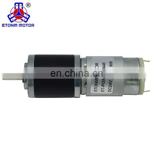High Torque Customized Shaft 40W DC Brushed Planetary Gear Motor 12v thumbnail-2