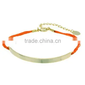 Handmade Purple Wax Cord Woven Bracelet With Diamond Key Charm Bracelet for Girls thumbnail-2