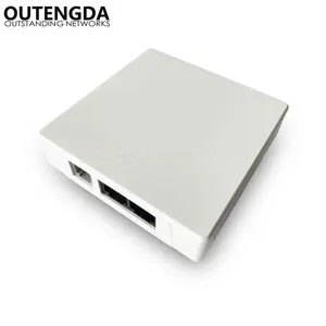 1200Mbps Full Gigabit Embedded Wireless Panel Router in Wall Access Point With Two Lan RJ45 and RJ11 Phone Port for Smart Hotel thumbnail-1