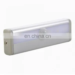 2021 Hot Sell Amazon Led Under Cabinet Light Automatic Motion Sensor Night Lights 6leds Motion Sensor Closet Night Light thumbnail-1