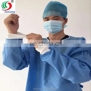 Medical Use Non Woven SMS Disposable Surgical Gown for Hospital Patient thumbnail-1