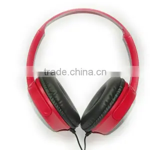 Colorful Red Hifi Stereo Headphones for Ps4,mp3 thumbnail-3