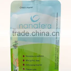 China Made Plastic Foil Laminated Reclosable Bag With Snout for Baby Food thumbnail-1