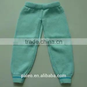 Hot Sale 100% Cotton Knitting Infant Sweater Long Trousers for Spring thumbnail-3