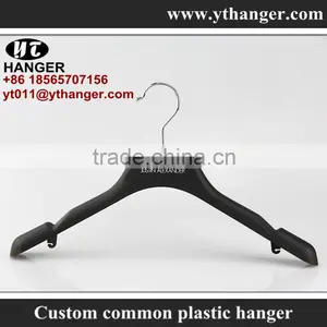 IMY-478 Black Deluxe Plastic Bridal Hanger With Logo thumbnail-2