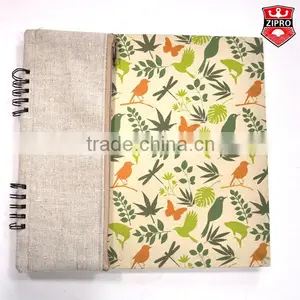 Spiral Notebook Kraft Cover Student Children Writing Drawing Note Books With Pen Case Recycle Paper thumbnail-1