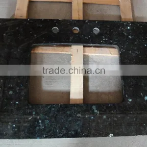Hotel Bathroom Blue Pearl Granite Vanity Tops, Blue Pearl Vanity Tops thumbnail-2