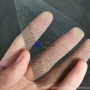 Charcoal Black Aluminium Mosquito Netting, Aluminium Wire Netting, Aluminium Screen Netting for Windows and Doors, Made in China thumbnail-1