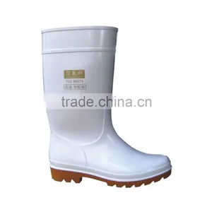 White Color Rain Boots /cheap Pvc Rain Boots for Food thumbnail-3