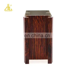 ZLWT001 ZHONGLIAN Wooden Grain Aluminium Profile For Balustrade Aluminium Extrusion thumbnail-2