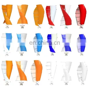 New Small Wind Home Wind Generator/ 200w 400w 600w Wind Turbine Price/ Wind and Solar Power System thumbnail-2