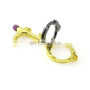 Low MOQ Manufacturer Customised Logo Keychain Gift No Touch Door Opener Bottle Opener Phone Holder thumbnail-1