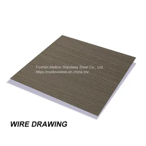 Customized Brand New China Supplier Hairline Finish Stainless Steel Plate for Metro Qatar thumbnail-5