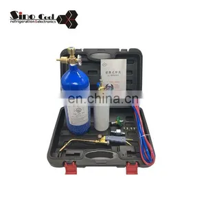 Buen precio. Set de mantenimiento de linterna portátil. Kit de soldadura y corte con botella de gas thumbnail-2