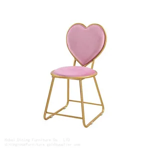 Metal Frame Dresser Seat Vanity Makeup Chair DC-H06 thumbnail-1
