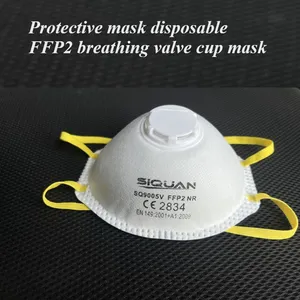 Protective Mask Disposable FFP2 Breathing Valve Cup Mask thumbnail-4