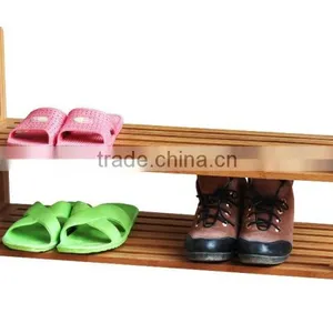 Discount 10% Bamboo 2 Tiers Shoe Rack thumbnail-1