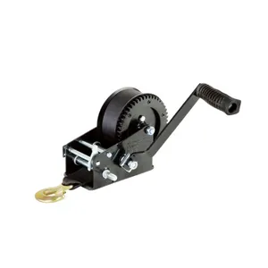 TOWKING Reversible Ratchet 2500lbs 2 Speed Pulling Winches With Strap And Hook thumbnail-1