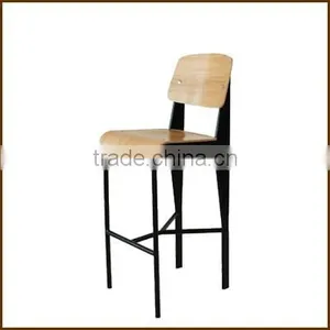 Jean Prouve Plywood Standard Bar Stool for Restaurant thumbnail-1