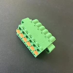 Plug-in Wiring Plug 2EDGKDM-5.08mm Pitch PCB Copper Flame-retardant Terminal Green Connector 2P-24P thumbnail-2