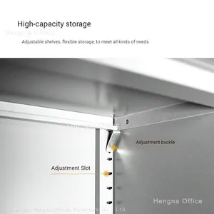 Durable Student Steel Locker for University Dormitories: Vented Metal Wardrobe With Name Card Slot for Shared Apartments and Hostel Storage thumbnail-4