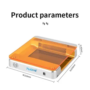 Tuohe Blue Light Gel Cutter THBC-470, Laboratory Blue Light LED Matrix Double-sided Side Illumination thumbnail-1
