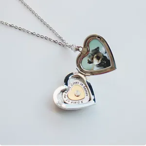 Waterproof Resin Pet Photo Necklace With UV Protection and 18