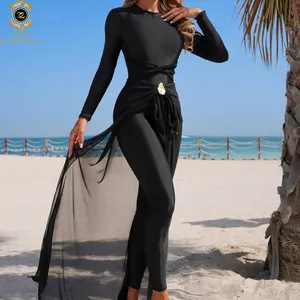 Zaynab Burkinis Muslim Swimwear Women Beachwear Plus Size Burkinis Swimwear Women Custom Logo Muslim Burkinis thumbnail-1