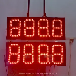 High Brightness LED Gas Price Panel Board 888.8 Dustproof Waterproof Digital Screen for Australia Gas Station Retail Business thumbnail-2