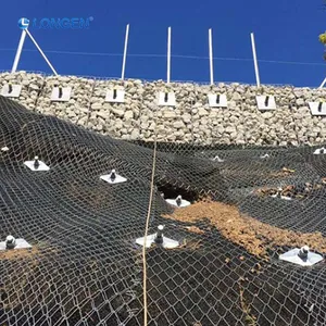Rockfall Netting G45 2 G65 3 High Capacity SNS Active Protection Mesh Slope Stabilization Mesh Secure Unstable Loose Rock Slopes thumbnail-4