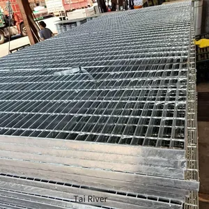 Platform Steel Grating Panels, Walkway Gratings for Power Plant Equipment, Wholesale of Hot-dip Galvanized Anti-corrosion Steel Gratings thumbnail-5