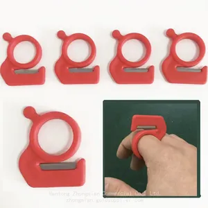 Industrial Modern Ring Finger Knife Rope Cutter Stainless Steel Aluminum Handle Hand Operated DIY Garden Tools thumbnail-2