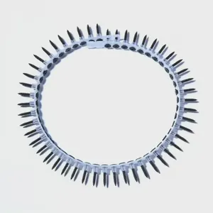 Auto-feed Screws for Drywall Installation With Plastic Strip, Fine Thread, Black Phosphate, 25mm 35mm 40mm, Ideal for Commercial Drywall Projects thumbnail-1