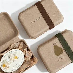 Pulp Molding Gift Box for Premium Gifts & Souvenirs, Biodegradable Molded Fiber Packaging With Full-Color Custom Branding thumbnail-3
