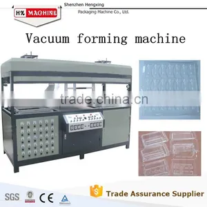Semi Automatic Plastic Vacuum Forming Machine for Food Box Packing Tray and Plate thumbnail-1