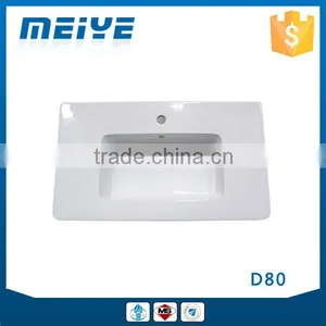 D80 Modern Bathroom Design, Deluxe Quality Vanity Basin Cabinet Basin, Ceramic Vanity Top for Bathroom Furniture thumbnail-1