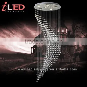 New Design Rock Crystal Chandelier Pendants thumbnail-1