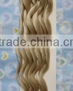 U Tip Curly Hair Extension/20 Inch French Curl Human Hair Extensions thumbnail-1