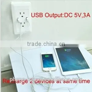 Mexico Standard USB Wall Outlet Socket thumbnail-1