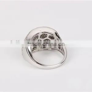 Custom Design Accepting Silver Love Ring Four Finger Ring thumbnail-6