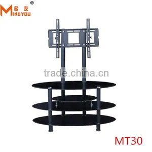 China Hot Sale Glass Adjustable tv Stands thumbnail-1