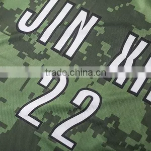 Cheap Price Unisex Submation Reversible Camo Basketball Uniform With Cap thumbnail-4