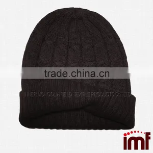 Custom Knitted Cuff Beanie Hat Irish Boys Beanie thumbnail-4