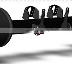 French Technology for Trailer Low-loader Axle L1 Trailer Suspension Brake Chamber Rubber Axle thumbnail-1