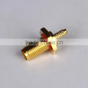 RF SMA Bulkhead Panel Mount Connector thumbnail-1
